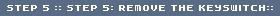 STEP 5 :: STEP 5: REMOVE THE KEYSWITCH::