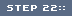 STEP 22::